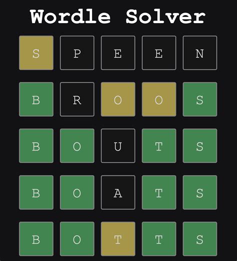 wordle calculator|solve my wordle.